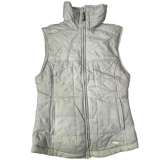 Zara Jackets & Blazers - ZARA TRF WOMEN'S TAUPE CROPPED PUFFER VEST Medium Gray GUC‎